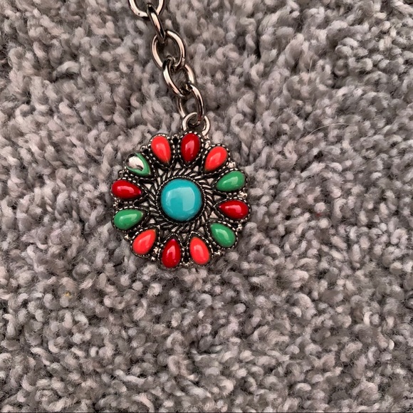 Nocona Multicolor Chain Belt - Picture 2 of 5